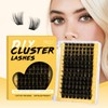 QUEWEL Lash Clusters 112 PCS Eyelash Clusters with Thin Band