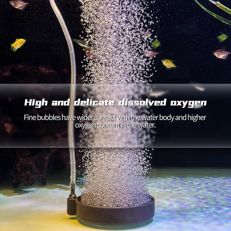 UPETTOOLS Aquarium Nano Air Stones Set, 3.2 Inch Fish Tank