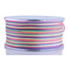 KONMAY 1.0mm Rainbow Nylon String with Case for Bracelets,90 Yards
