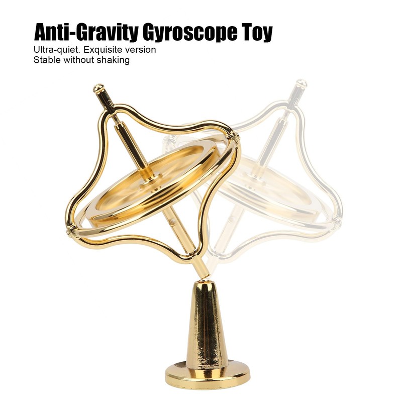 Alloy Gyroscope Stress Relief Toy Adult for Overcoming (Gold)