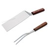 SUNRISE Stainless Steel Turner Spatula & Meat Fork 10.5" Fork