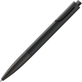 LAMY noto All Black Ballpoint Pen - Purist Ballpoint Pen with Triangular Plastic Barrel - Clip Extends from Barrel Contour - High Capacity Refill M 16 Inches Line Width M Black