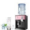 Top Loading Water Cooler Dispenser, Desktop Electric Hot and Cold
