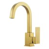 ALEASHA Brushed Gold Bar Sink Faucet, Bar Sink Faucet Single