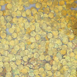 Pika Ace Nail Powder Round Holo 2mm #875 Gold 0.5g