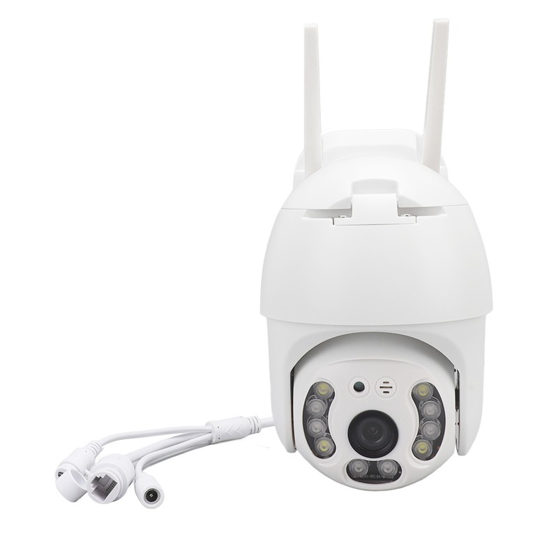 Wireless Webcam Dual Light 3MP IP66 360 Degree Rotation Wall