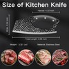 BOPOTI Meat Cleaver,8.6 inch Kitchen Knife,Sharp Blade Easy Cleaning for