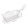Stainless Steel Deep Fryer Basket with Long Handle Multifunction Easy