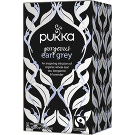 Pukka Gorgeous Earl Grey, Organic Black Tea with Dunsadle & Lavender (4 Pack, 80 Tea bags)