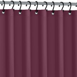 Premium Shower Curtain Liner, 72"W X 72"H - PVC-Free, 6G PEVA Shower Curtain with 12 Rust Proof Grommets And Magnet-weighted Bottom Hem - Moisture Stain Proof Shower Curtain Liner - Purple