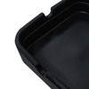 Black Silicone Square Ashtray - High-Temperature Resistant with Four Cigar