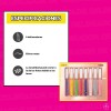 Set De Delineadores De Ojos Líquido De 8pcs Lentejuela Mate
