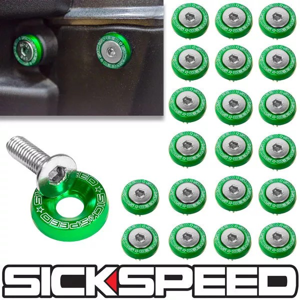 Sickspeed 2015 2016 2017 GREEN 40PC FULL DRESS UP SET/KIT
