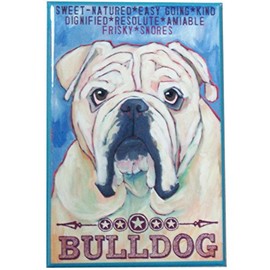Bulldog Fridge Magnet