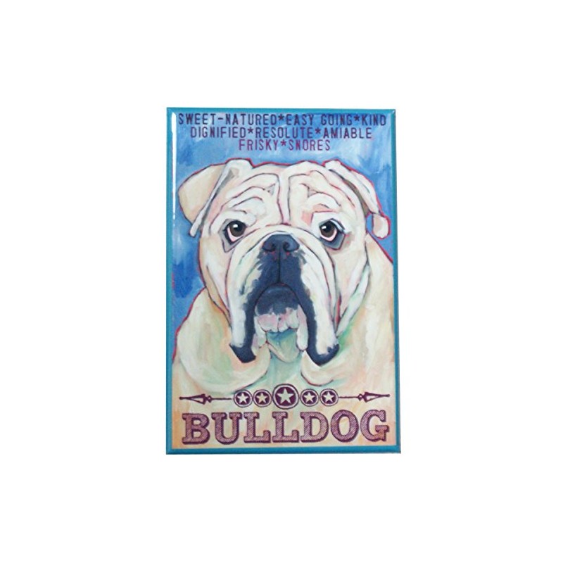 Bulldog Fridge Magnet