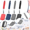 Gejoy 4 Pcs Silicone Cookie Spatula Turner Mini Brownie Spatula
