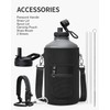Topre 128 oz Insulated Water Bottle,One Gallon Water Flask Stainless