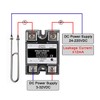 Heschen Single Phase DC/DC Solid State Relay SSR-40DD Input 4-32VDC