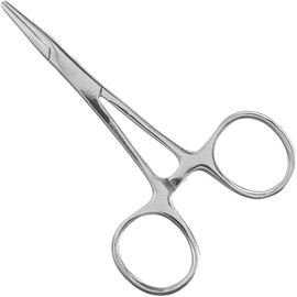 XTRM CRAFT Mosquito Hemostat Locking Forceps 5 Inches, Straight Stainless Steel - Multipurpose Ideal Hemostats for Nurses, Fishing Forceps, Crafts and Hobby