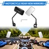 VekAuto 1 Set Motorcycle Rear View Mirrors Handlebar Mirrors Universal