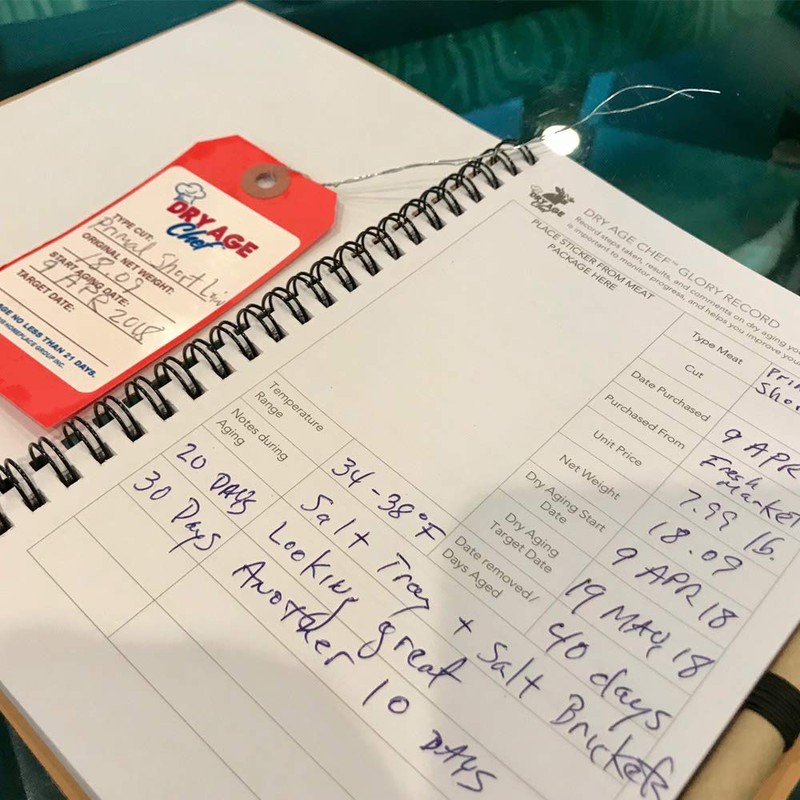 Large Beef Rack, Dry Aging Pan, and Glory Record Book