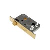 Infinity Decor CE Approved 2.5” Satin Brass Euro Profile Mortice