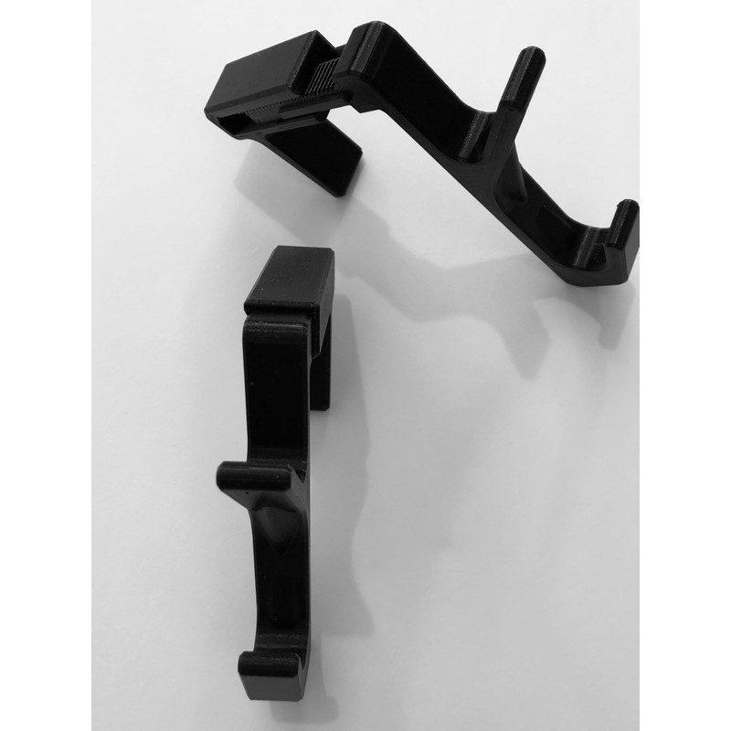 SquirrelBox High Strength; Universal Fit; Cubicle Wall Double Hook; Adjustable
