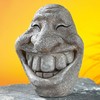 Stone face has "Smiley"