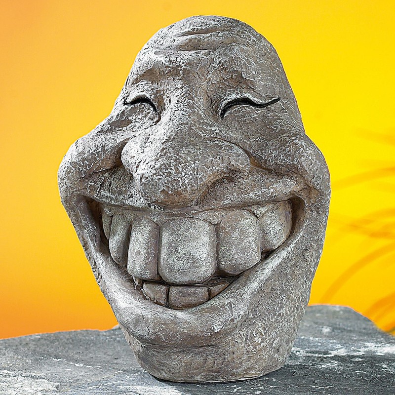 Stone face has "Smiley"