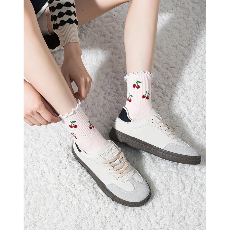 Cute Pilates Grip Socks (CA/US, Alpha, One Size, Regular, Regular,