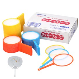 Lucky Scoop, Disposable Goldfish Poi No. 6, 100 Pieces, Home Feast, Festival, Summer Festival, Goldfish Scoop, Super Ball Scoop, felvita Mini Fan Set (100 Pieces)