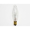 Bulbrite Incandescent B8 Candelabra Screw Base (E12) Light Bulb, 15
