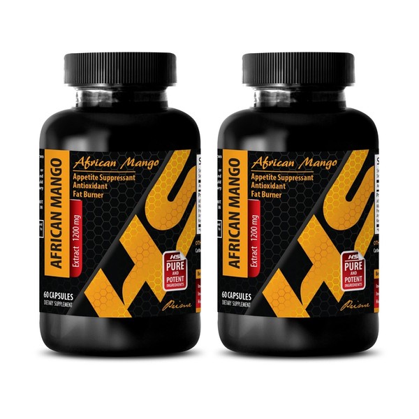 body cleanse - Pure AFRICAN MANGO EXTRACT 1200mg - liver detox - 2 Bottles