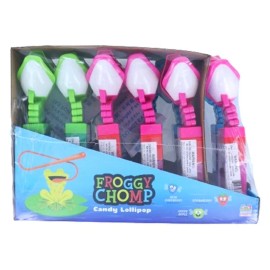 Kidsmania Froggy Chomp Candy Lollipops Pack Of 12
