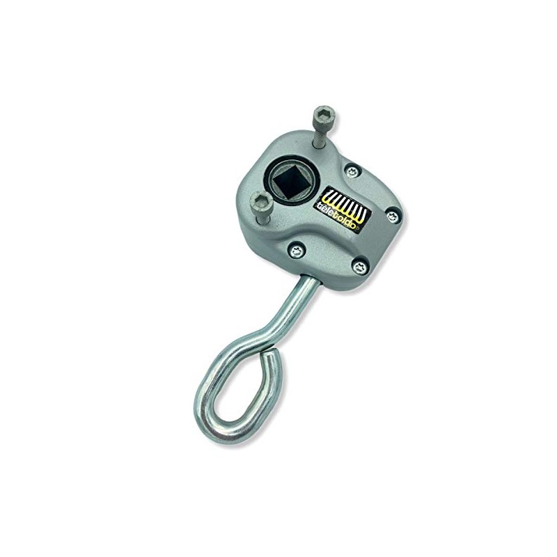 Teletoldo Worm Gear Square for Awnings (Silver)