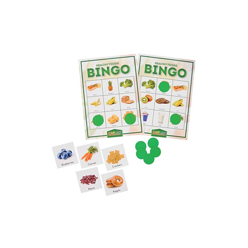 Kaplan Early Learning Healthy Foods Bingo Game