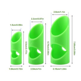 Pipe Insulation Cutting Rail, Molded Foam Pipe Cutting Tool with 15mm, 22mm, 28mm Insulation Cutting Fixture for Home/Industrial/Commercial Pipe (3PCS Green)