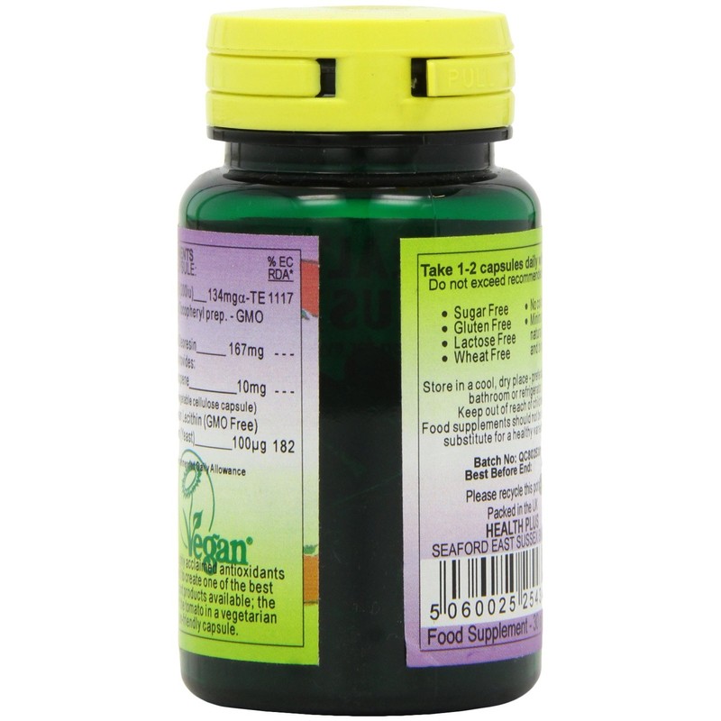 Health Plus Lycopene Plus 10mg Men's Health Plant Supplement -
