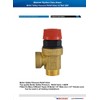Wärmer System Boiler Safety Pressure Relief Valve 1/2" MxF 6