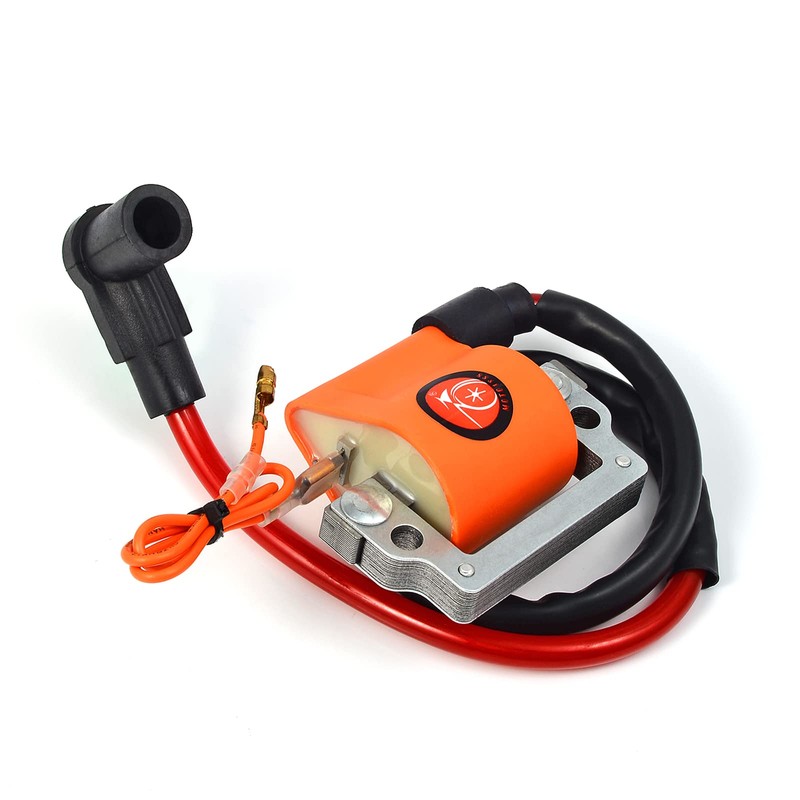 Ignition Coil & Spark Plug Compatible with Yamaha G1 Golf