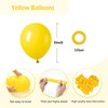 FOTIOMRG 120pcs 5 inch Yellow Balloons, Small Yellow Latex Party