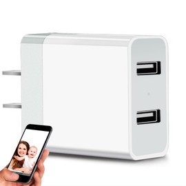 2025 Upgraded 1080P HD Nanny Cam Charger Wireless and Security Camera with Remote Viewing, Nanny Cam Nanny Camera, Motion Detection, WiFi & Bluetooth