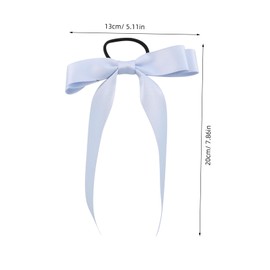 OHPHCALL Elegant Ribbon Bow Hair Band for Girls Elastic Hair Ties Long Tail Ribbons for Women Teens Toddlers