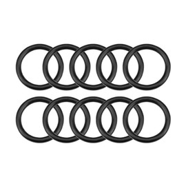 sourcing map Nitrile Rubber O-Rings 12.5mm OD 9.5mm ID 1.5mm Width, Metric Nitrile Rubber Sealing Gasket for Automotive Machine Plumbing, Pack of 10