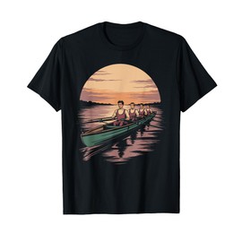 Rowing Crew College Row Boat Paddling Watersports Rower T-Shirt