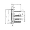 V0026 - V 4400 WF Door Hinge for Room Doors
