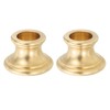 PATIKIL Lamp Solid Brass Neck, 2 Pcs Turned Brass Spindle