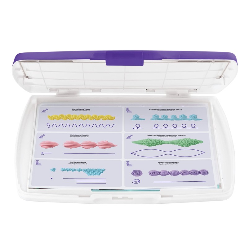 Wilton Deluxe Practice Board Set - Practice Piping Stars, Flowers,