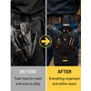 Rotatable Drill Tool Bag for Belt Organization – Quick-Hanging Oxford