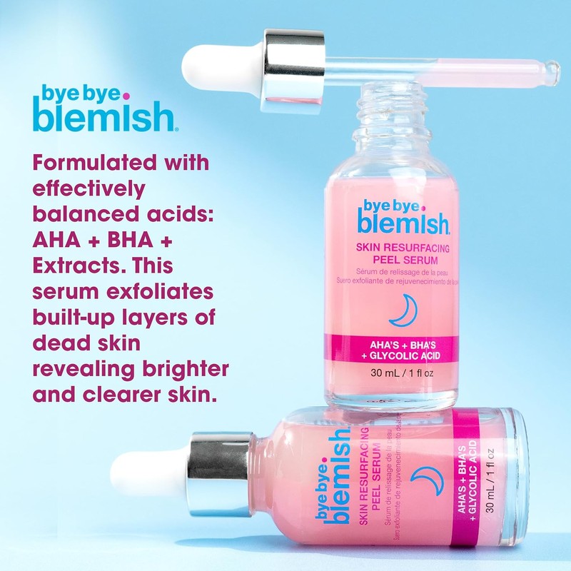 Bye Bye Blemish, Serum Resurfacing AHA + BHA Peeling, 30